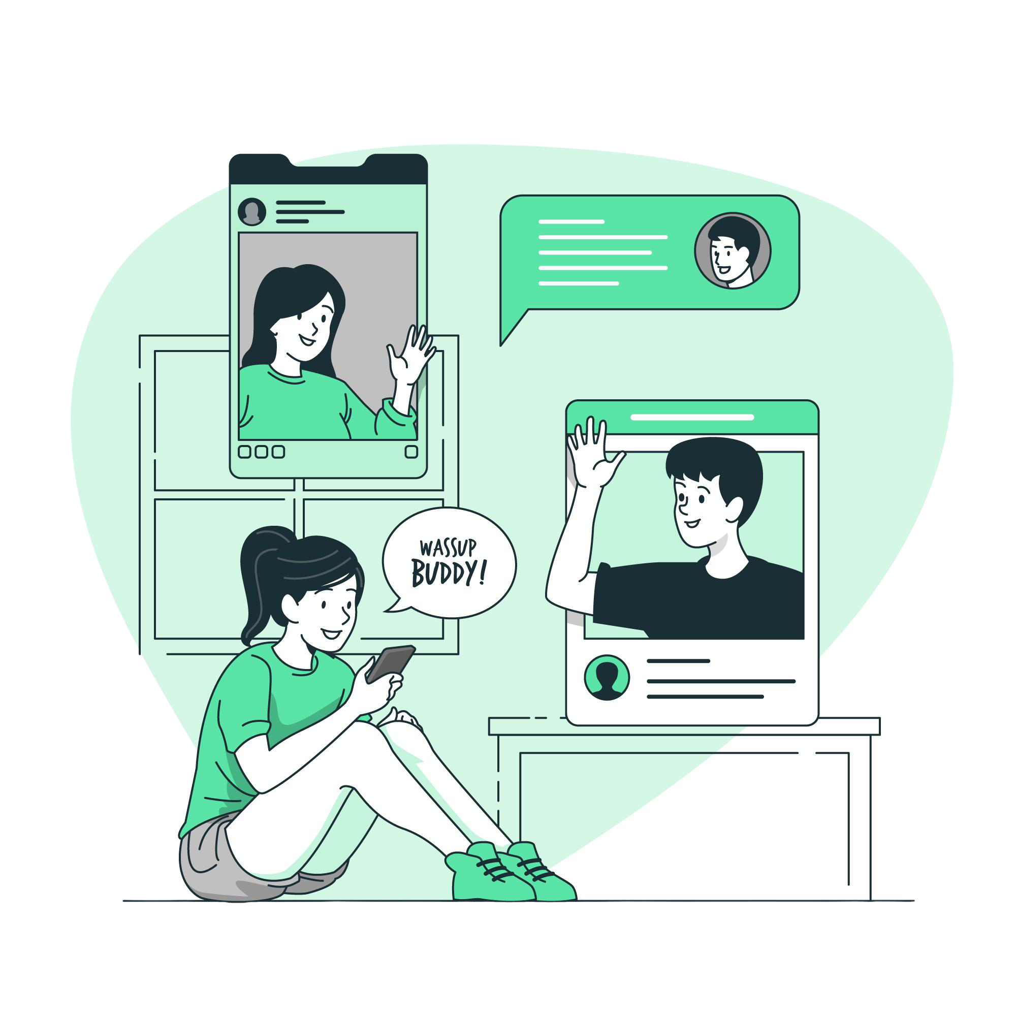 WhatsApp Bot illustration